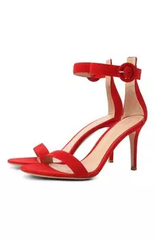 Замшевые босоножки Portofino 85 Gianvito Rossi