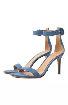 Замшевые босоножки Portofino 85 Gianvito Rossi