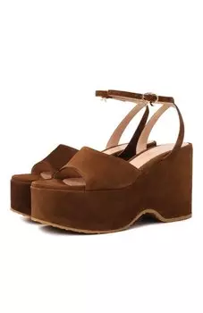 Замшевые босоножки Thalia Gianvito Rossi