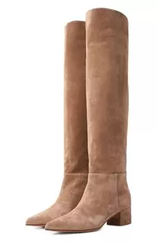 Замшевые ботфорты Camoscio Gianvito Rossi