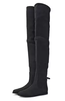 Замшевые ботфорты Kiton