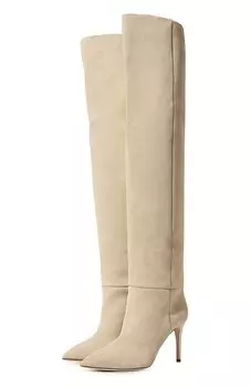 Замшевые ботфорты Stiletto Paris Texas