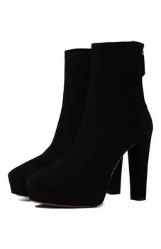 Замшевые ботильоны Aquazzura