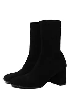 Замшевые ботильоны Dries Van Noten