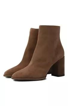 Замшевые ботильоны Elsa 80 Le Silla