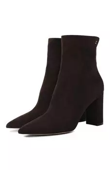 Замшевые ботильоны Lyell 85 Gianvito Rossi
