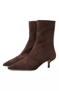 Замшевые ботильоны Montmartre 50 Aquazzura