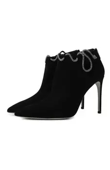 Замшевые ботильоны Morgana 100 Rene Caovilla