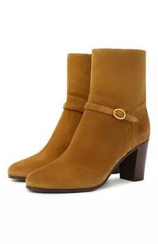 Замшевые ботильоны Pattie 75 Valentino