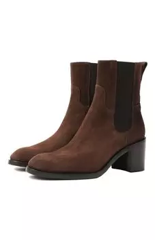 Замшевые ботильоны Riderama Casadei