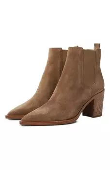 Замшевые ботильоны Romney 70 Gianvito Rossi