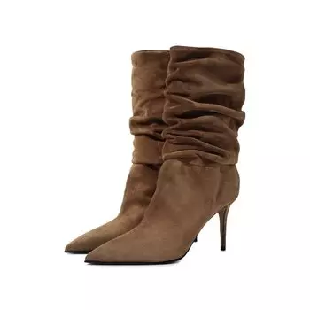 Замшевые ботильоны Stivaletto Eva 90 Le Silla