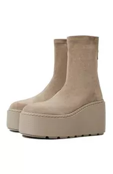 Замшевые ботильоны Stripy Vic Matie