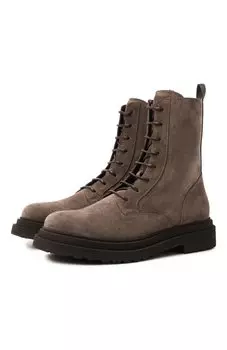 Замшевые ботинки Brunello Cucinelli