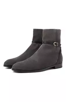 Замшевые ботинки Giorgio Armani