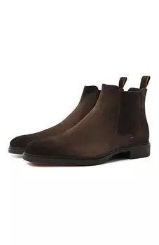 Замшевые челси Easy On Santoni