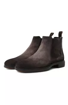 Замшевые челси Easy Santoni