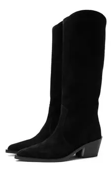 Замшевые казаки Waylon Gianvito Rossi