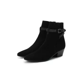 Замшевые казаки West Saint Laurent