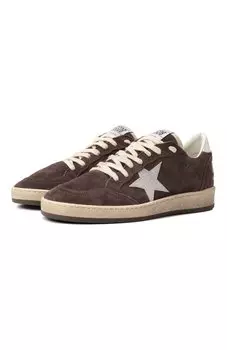 Замшевые кеды Ball Star Golden Goose Deluxe Brand