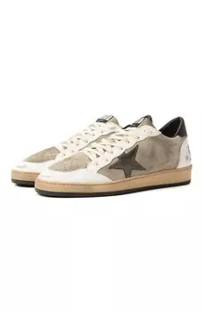 Замшевые кеды Ball Star Golden Goose Deluxe Brand