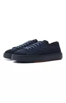 Замшевые кеды Cleanic Santoni