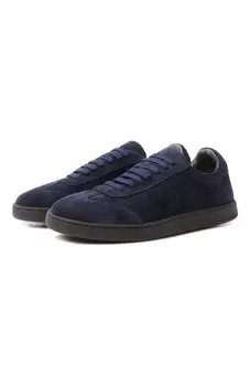 Замшевые кеды Corneliani