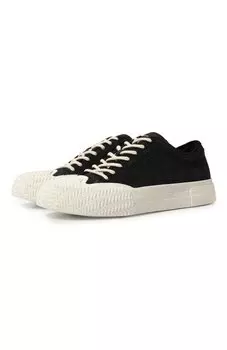 Замшевые кеды Emporio Armani