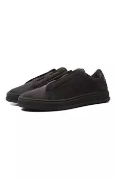 Замшевые кеды Kiton