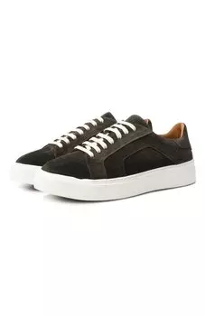 Замшевые кеды Kiton