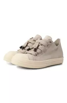 Замшевые кеды Luxor Jumbo Padded Low Rick Owens