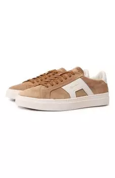 Замшевые кеды Santoni