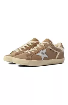 Замшевые кеды Super Star Golden Goose Deluxe Brand