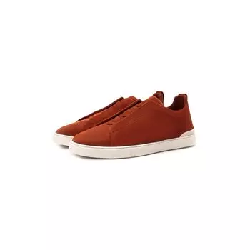 Замшевые кеды Triple Stitch Zegna Couture