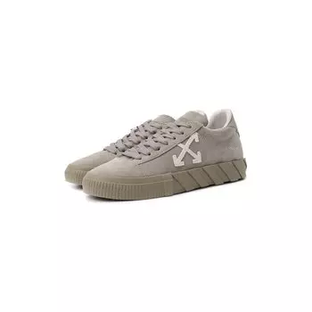 Замшевые кеды Vulcanized Off-White