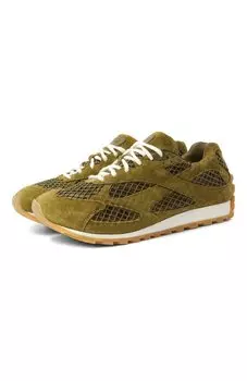 Замшевые кроссовки Orbit Bottega Veneta