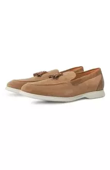 Замшевые лоферы Kiton