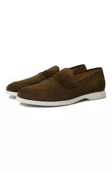 Замшевые пенни-лоферы Kiton