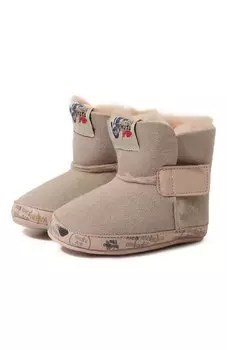 Замшевые пинетки-угги Premiata will be