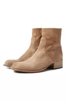 Замшевые полусапоги Pantanetti