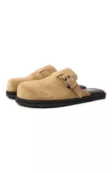 Замшевые сабо Moschino