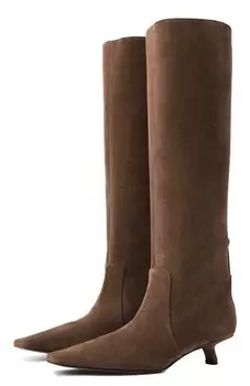 Замшевые сапоги Brunello Cucinelli