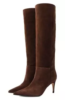 Замшевые сапоги Cindy 75 Sergio Rossi