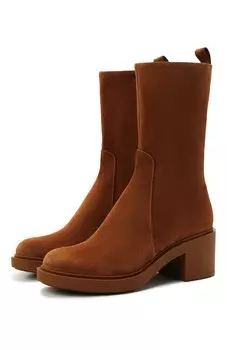 Замшевые сапоги Exton Gianvito Rossi