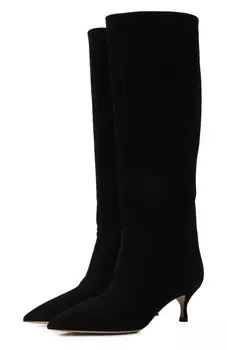 Замшевые сапоги Julia Plonge Casadei