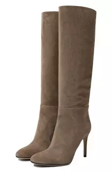 Замшевые сапоги Sergio Rossi