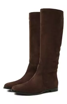 Замшевые сапоги Sergio Rossi