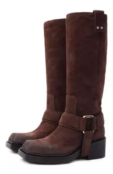 Замшевые сапоги Vic Matie