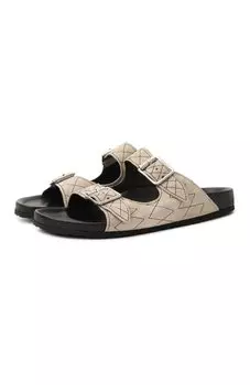 Замшевые шлепанцы Dondup