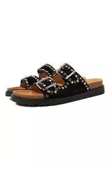 Замшевые шлепанцы Dsquared2